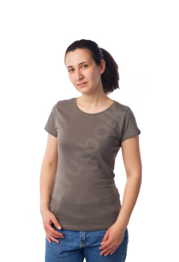 Серая женская футболка Серая женская футболка