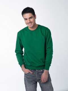 Зелёный свитшот мужской